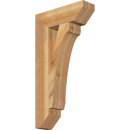 Legacy Slat Rough Sawn Bracket, Western Red Cedar, 4"W x 14"D x 26"H